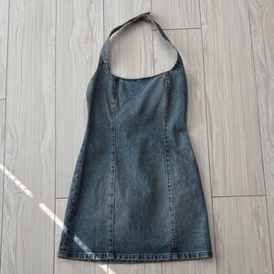 Zara Blue Denim Mini Dress